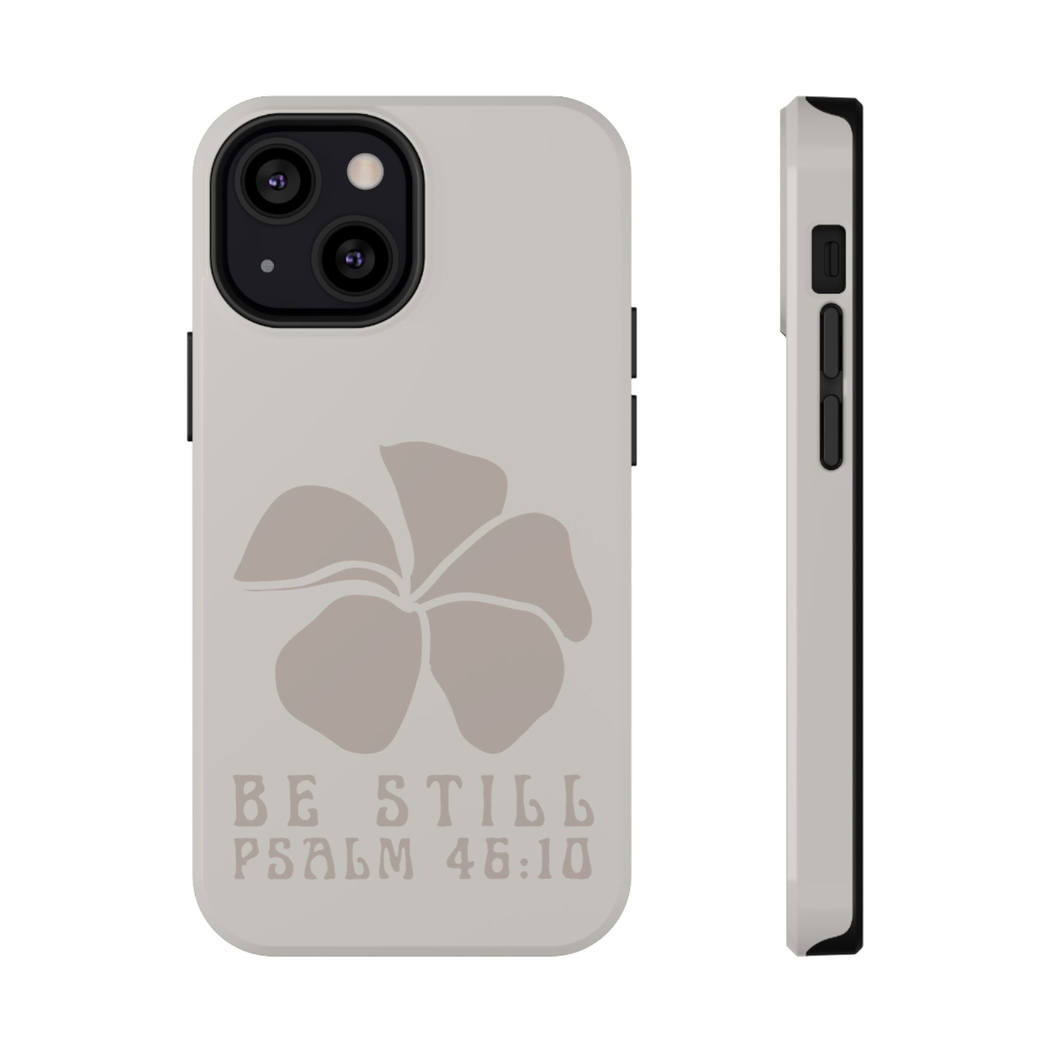Be Still Plumeria Hard Phone Case
