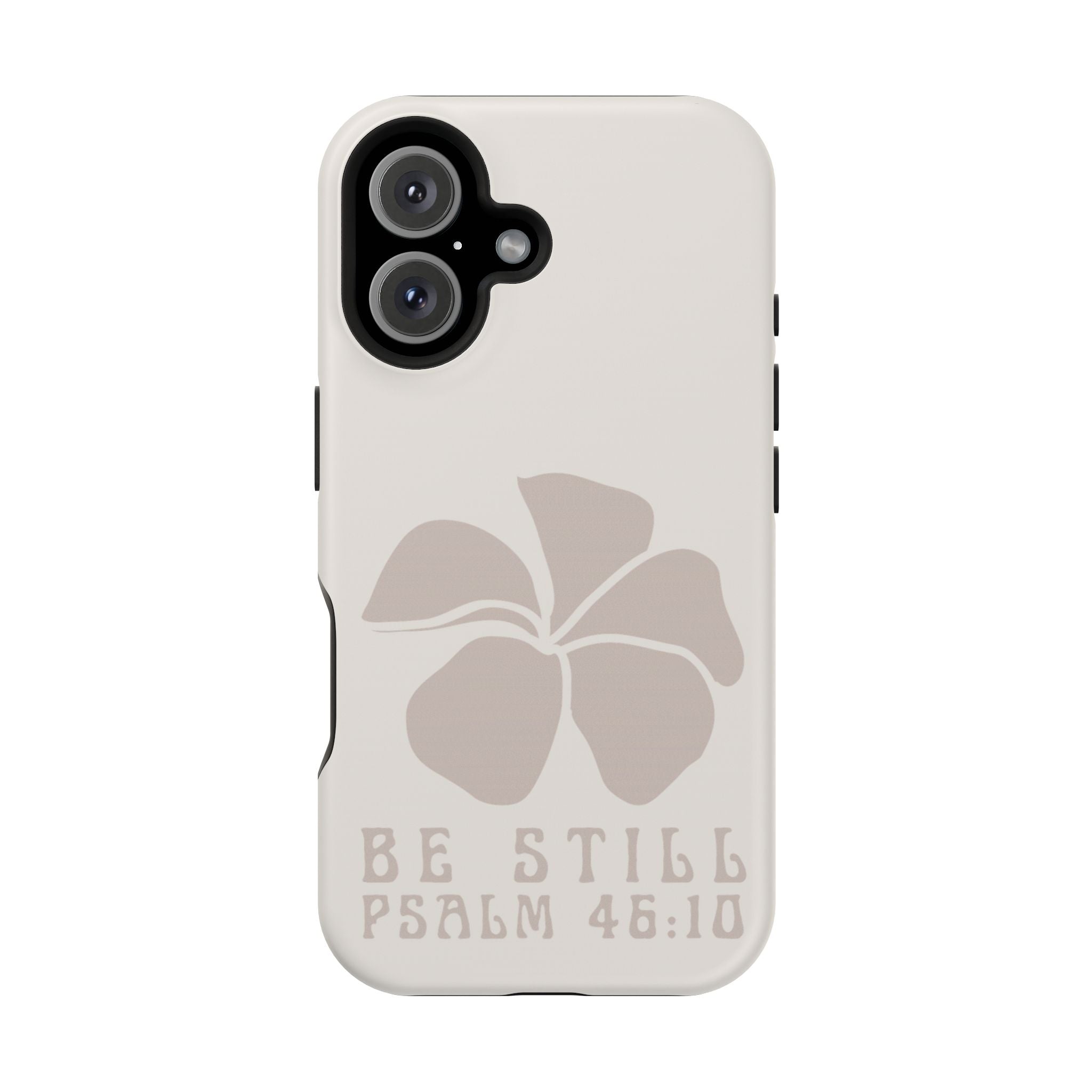 Be Still Plumeria Hard Phone Case