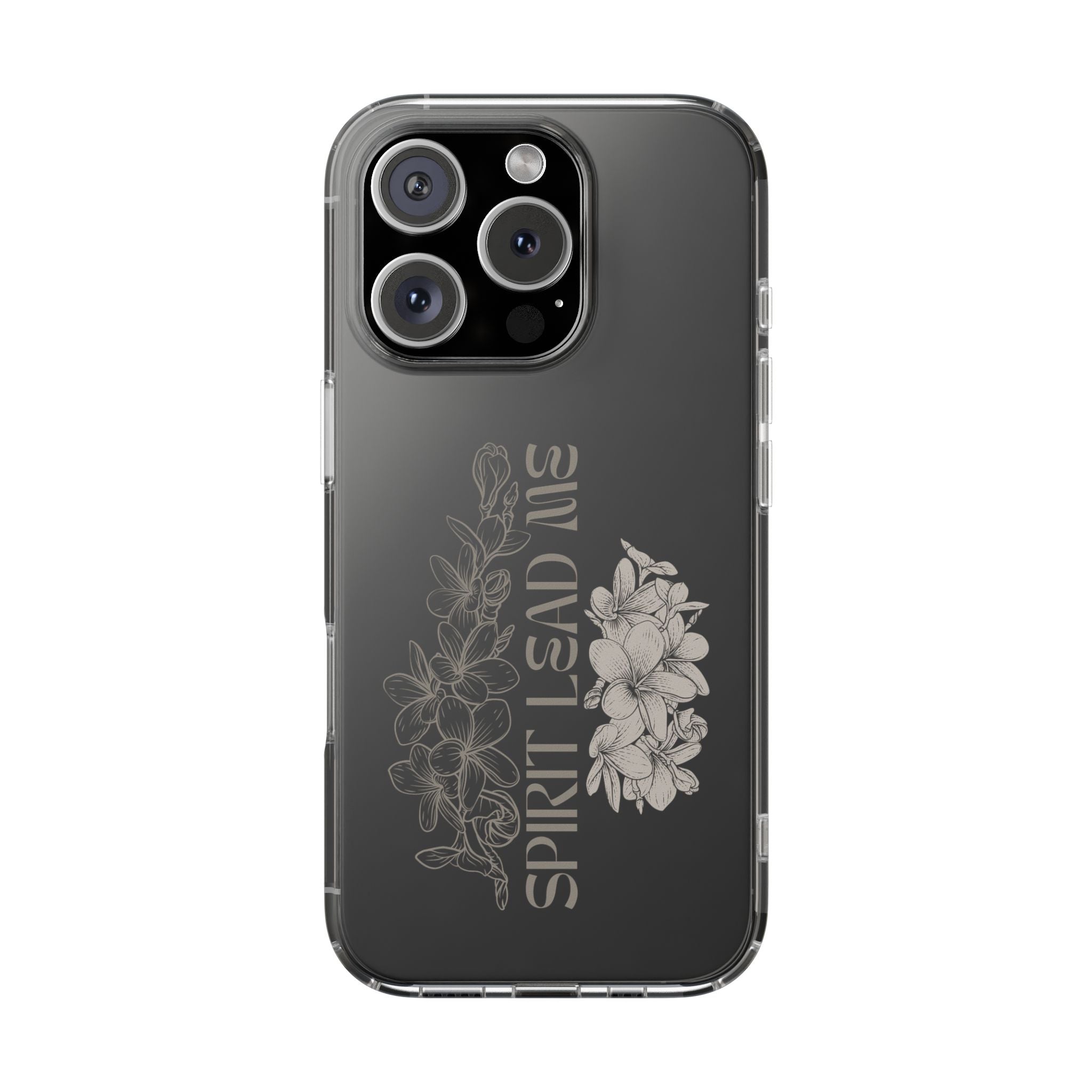 Plumeria Spirit Clear Phone Case