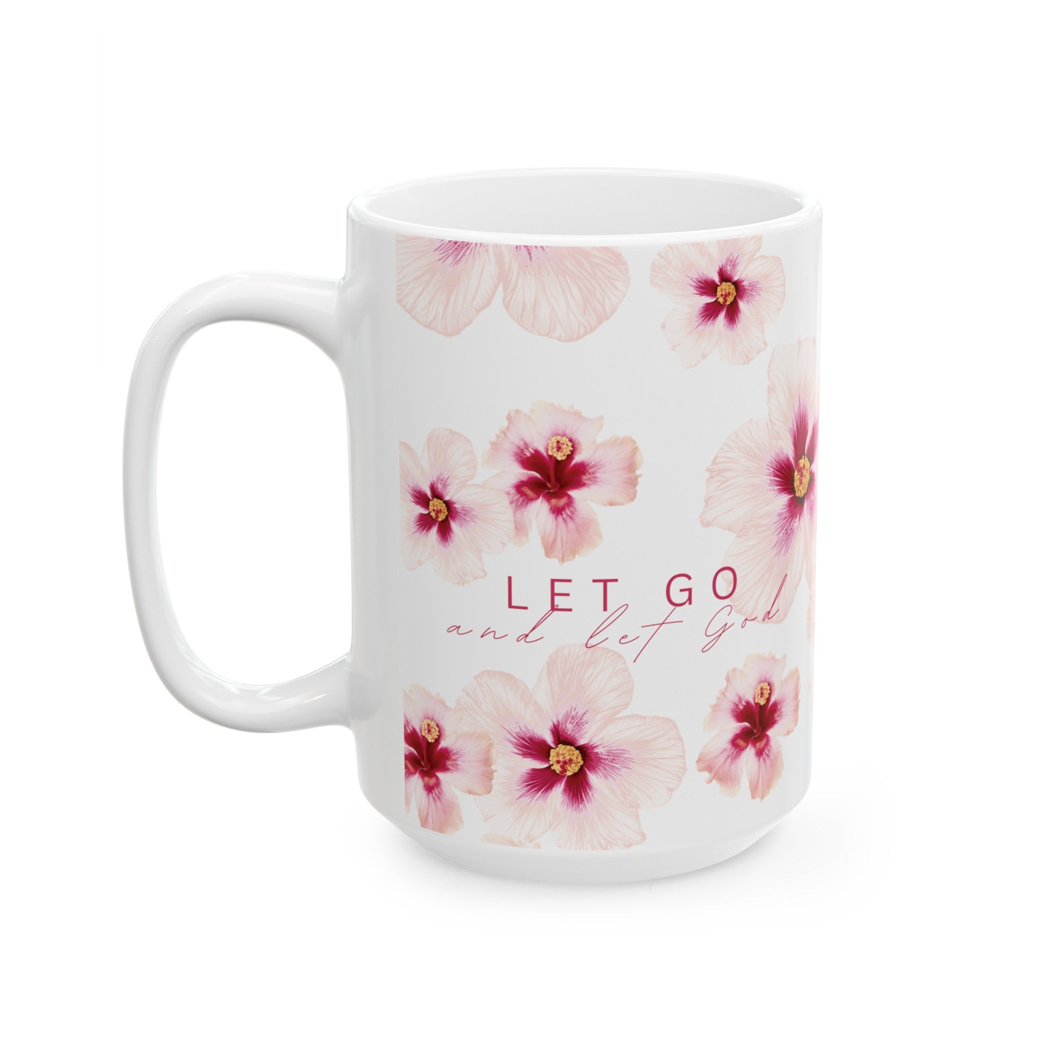 Let Go Hibiscus Mug