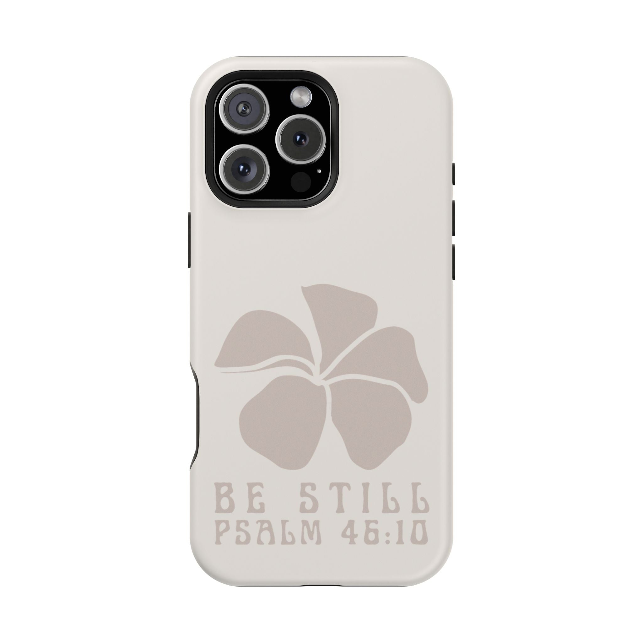 Be Still Plumeria Hard Phone Case
