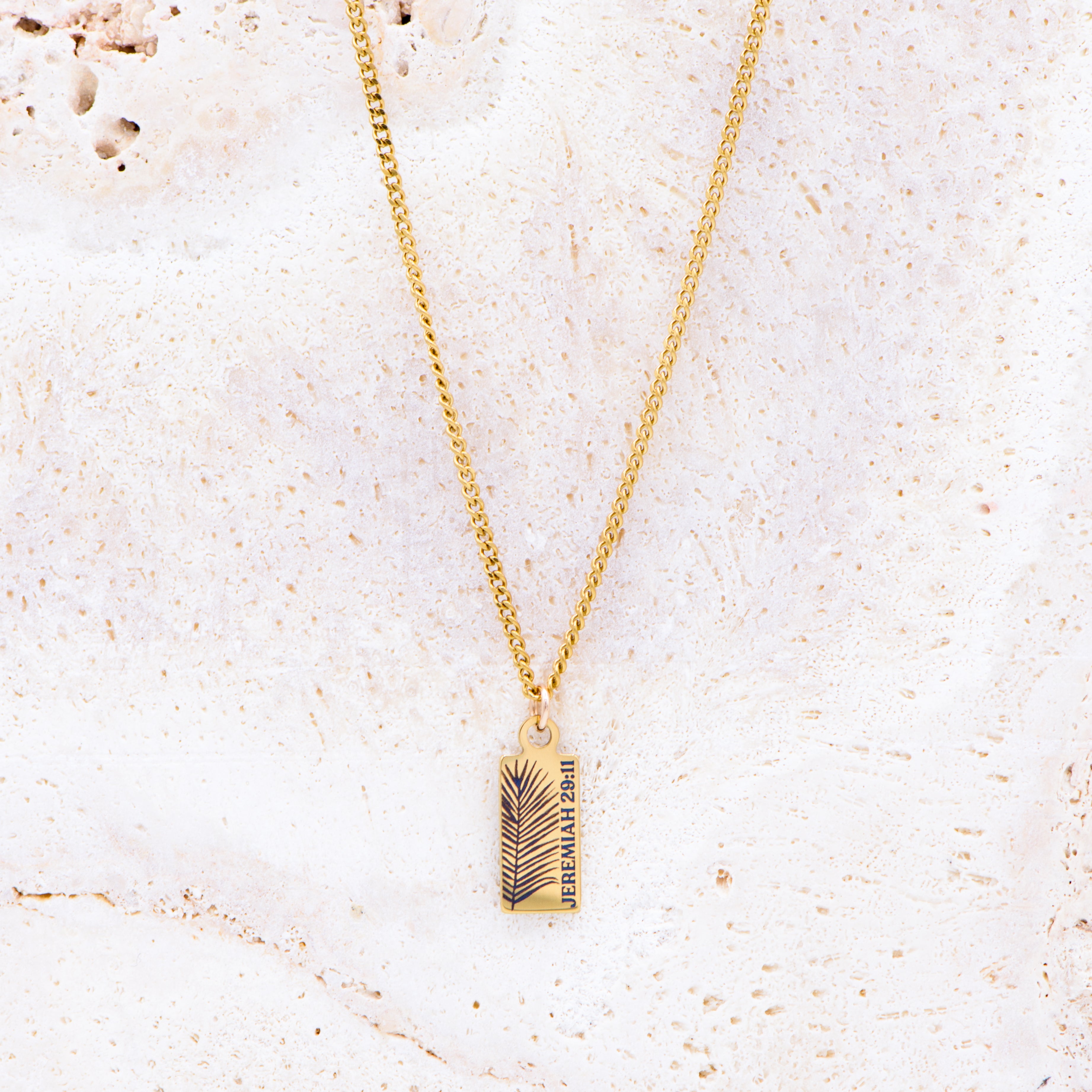 Palm Jeremiah 29:11 Necklace