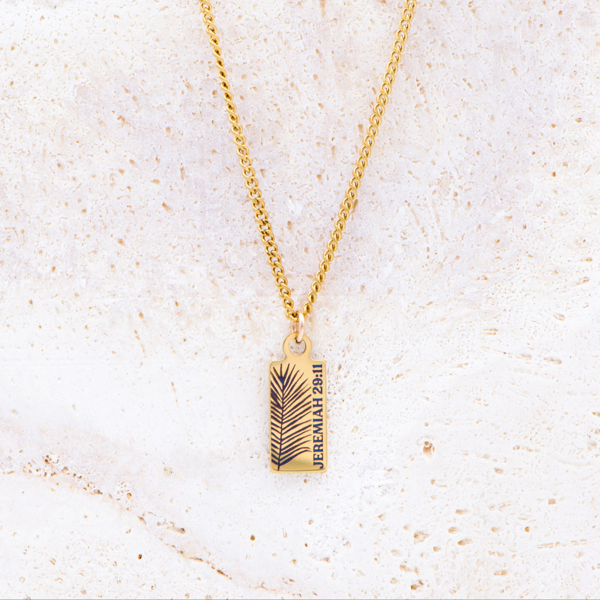 Palm Jeremiah 29:11 Necklace