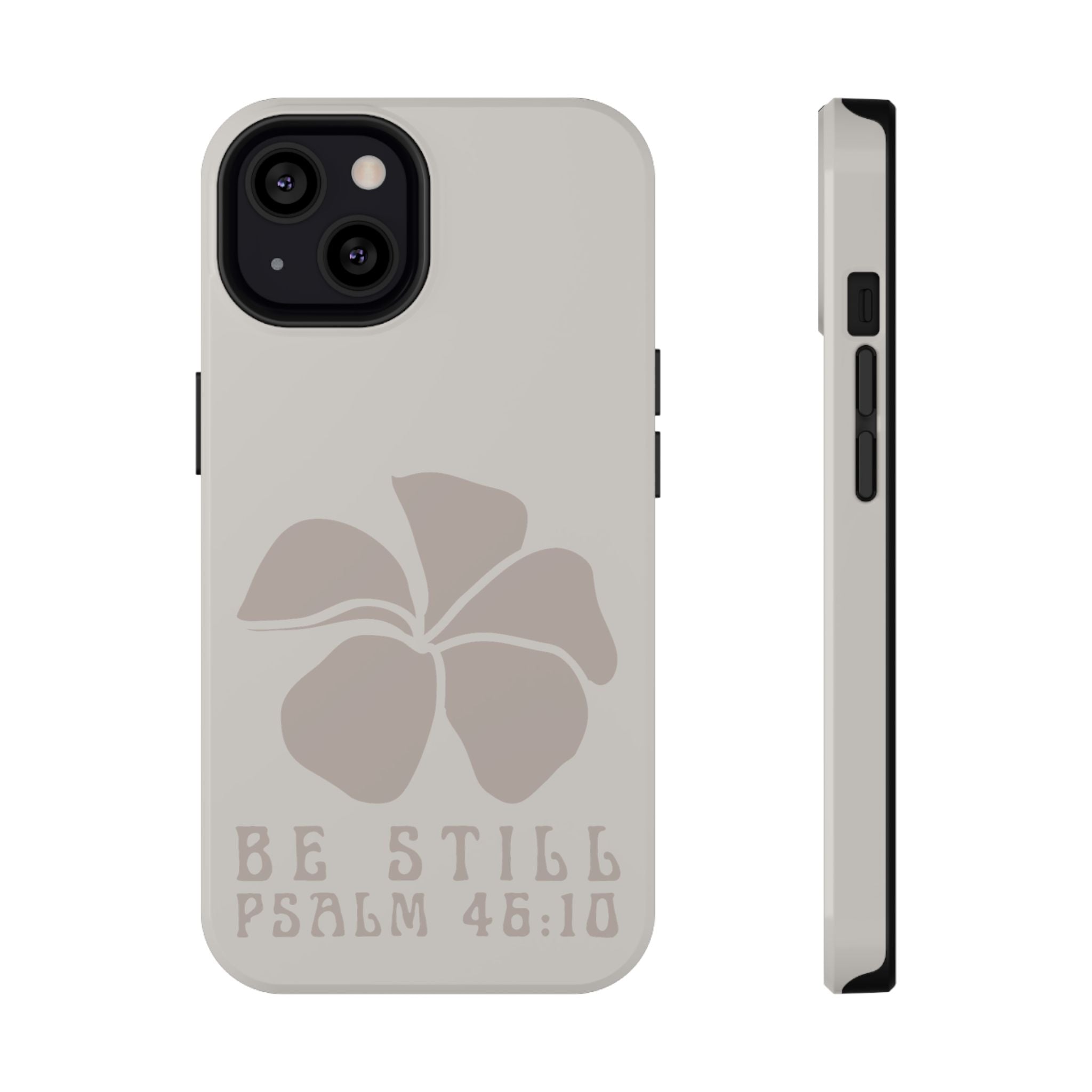 Be Still Plumeria Hard Phone Case