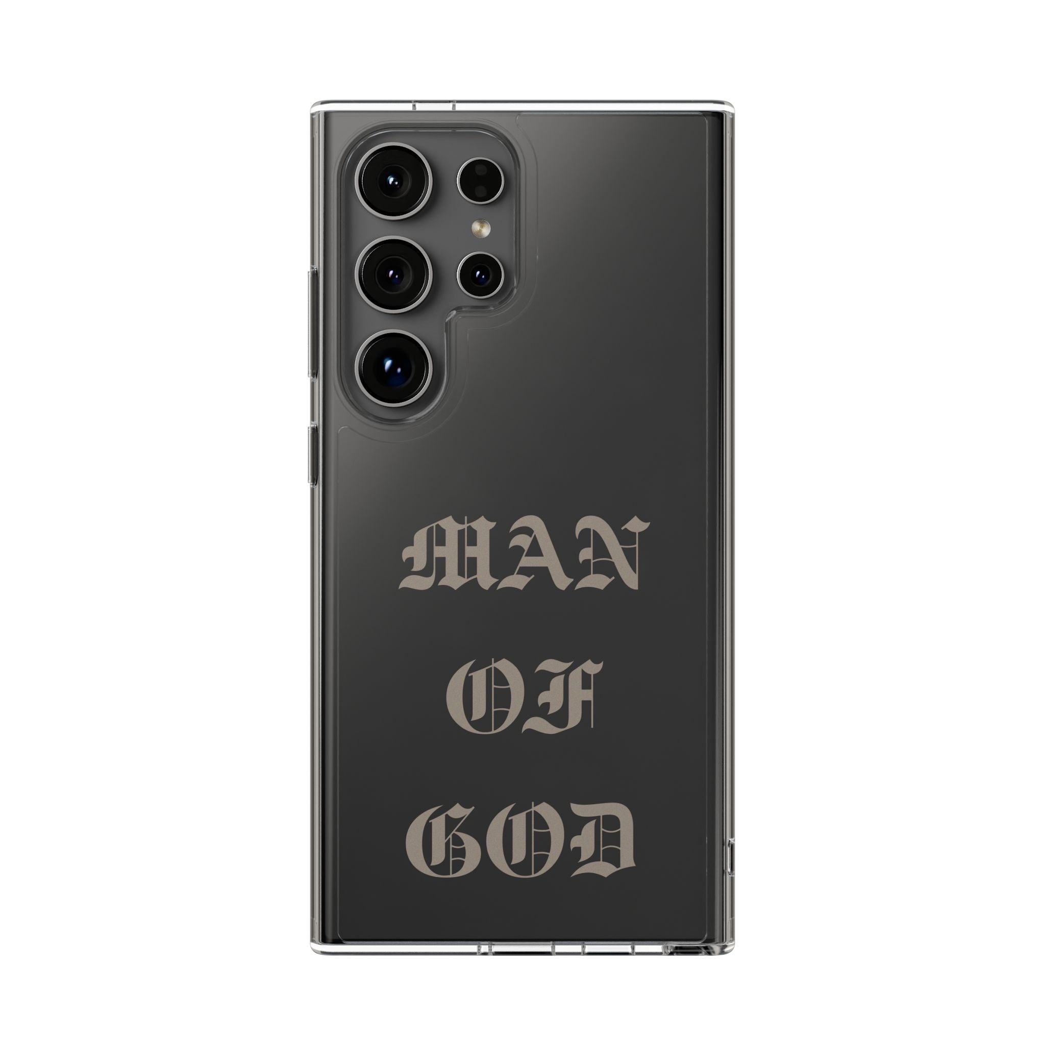 Man Of God OE Clear Phone Case