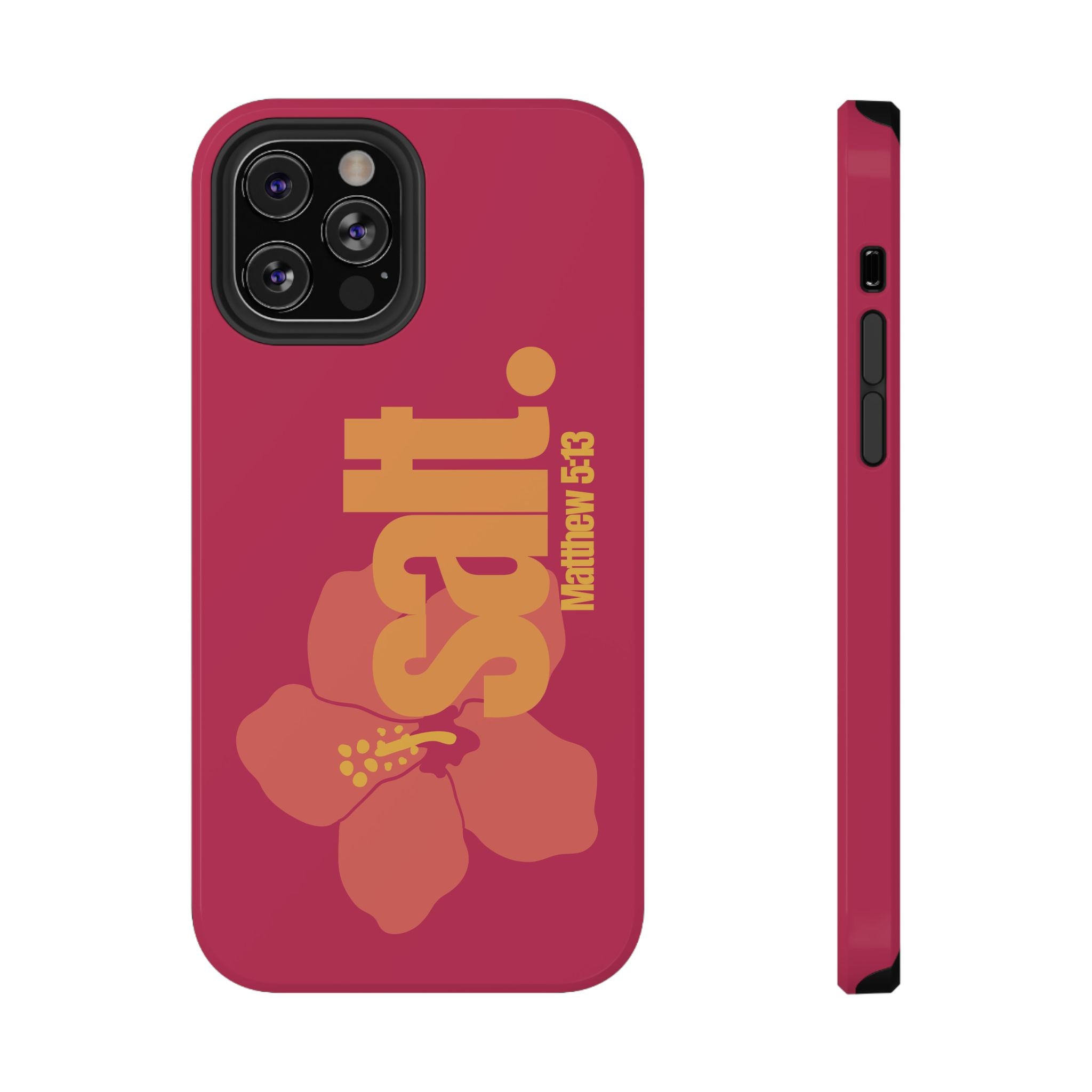 Salt Hibiscus Hard Phone Case