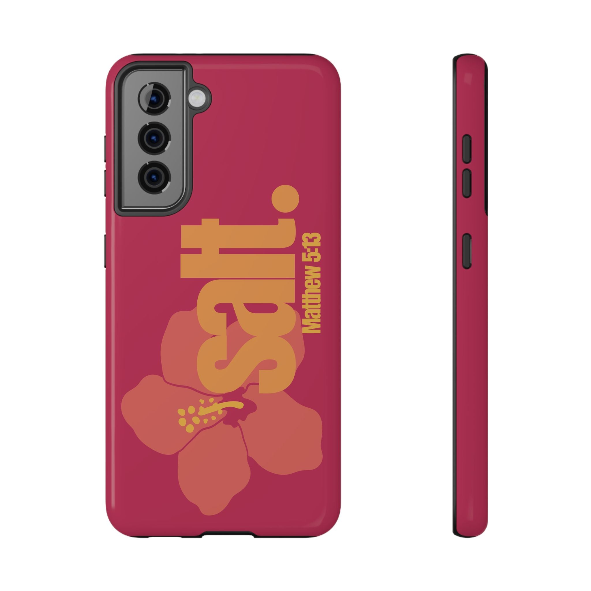 Salt Hibiscus Hard Phone Case