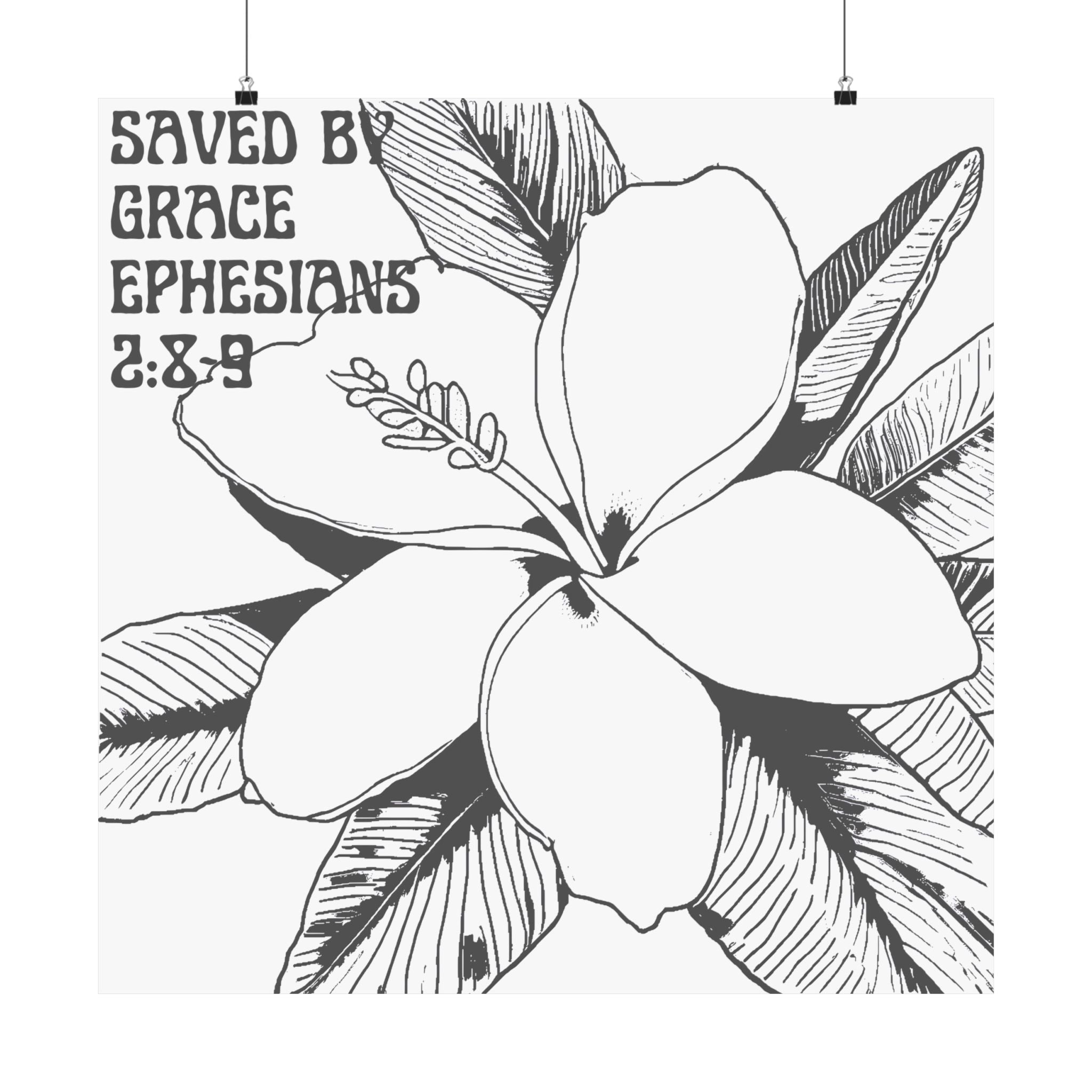 Saved By Grace Art Print