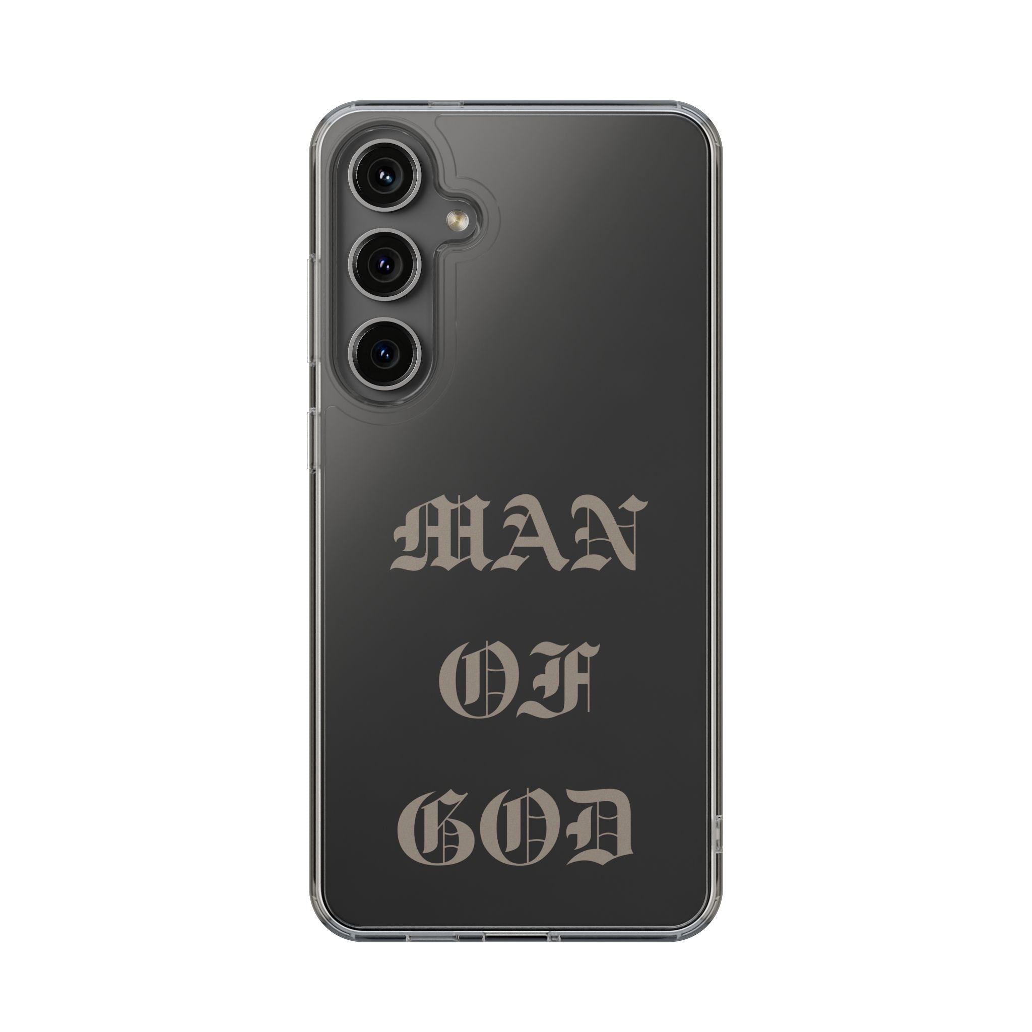 Man Of God OE Clear Phone Case