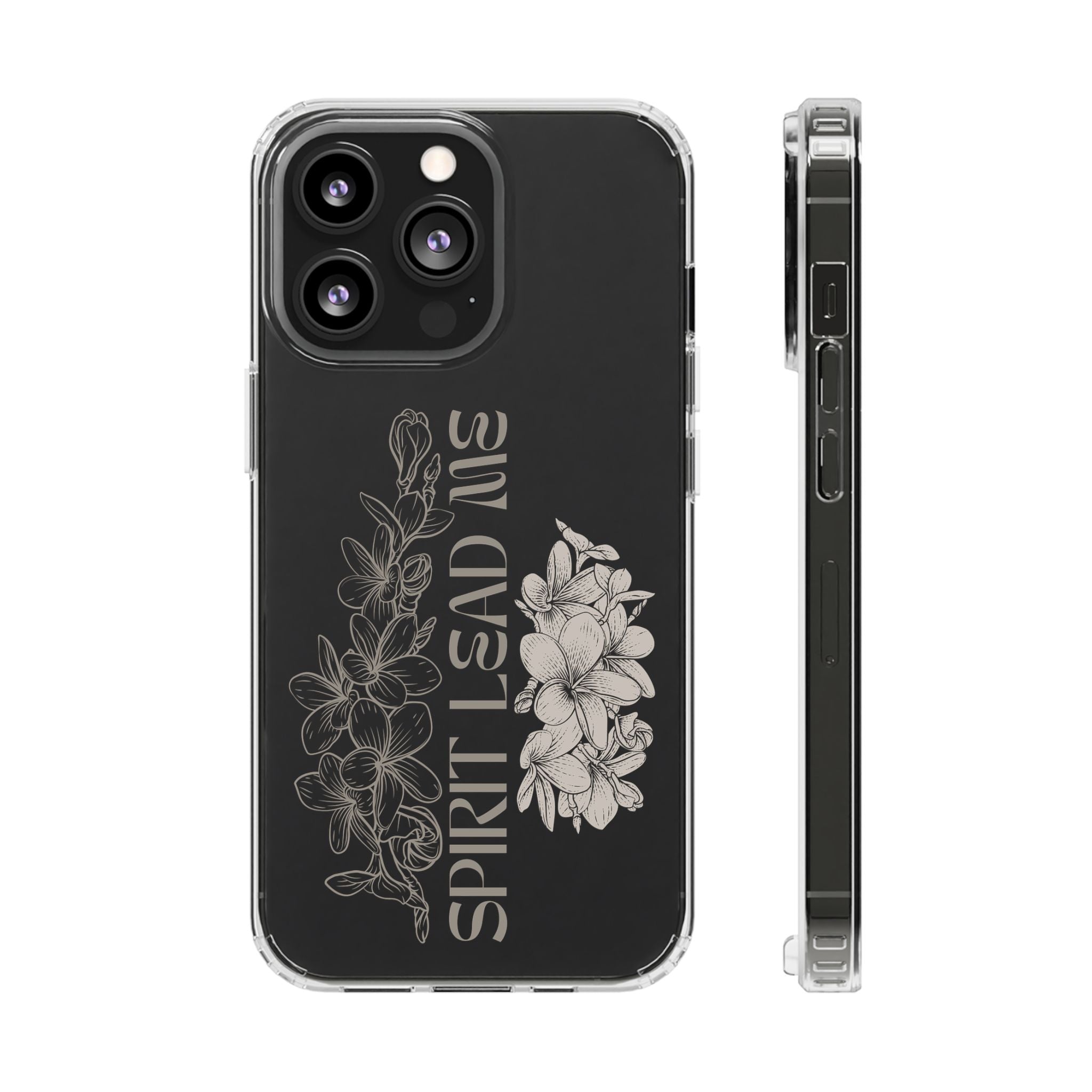 Plumeria Spirit Clear Phone Case