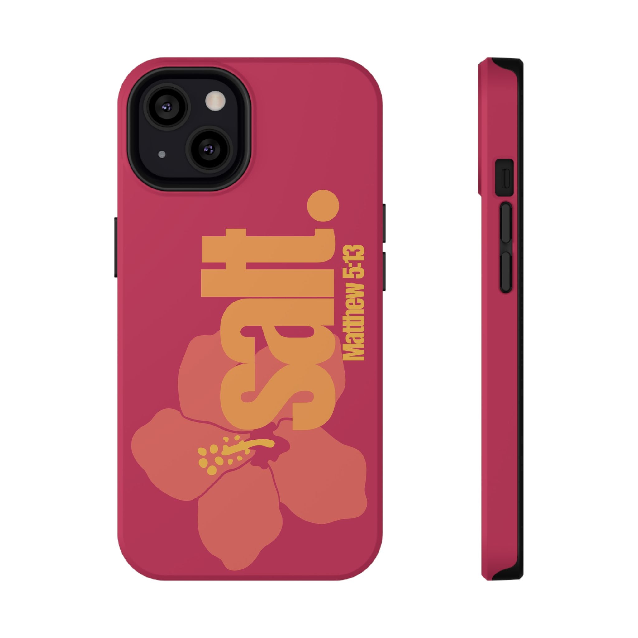 Salt Hibiscus Hard Phone Case