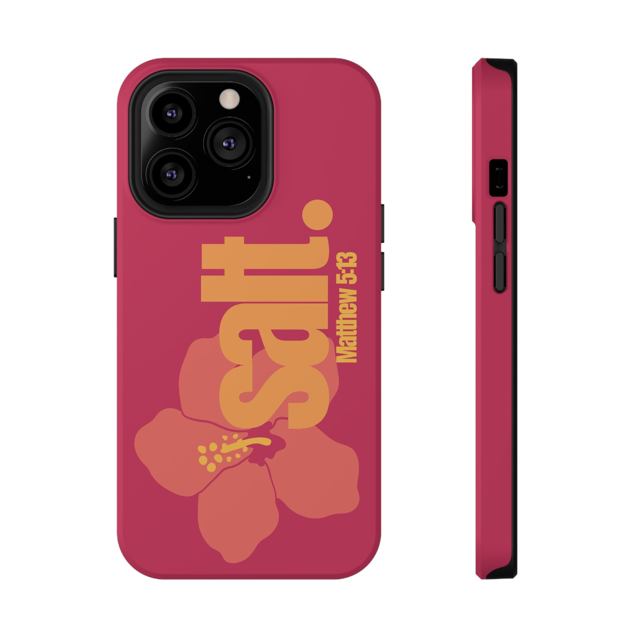 Salt Hibiscus Hard Phone Case