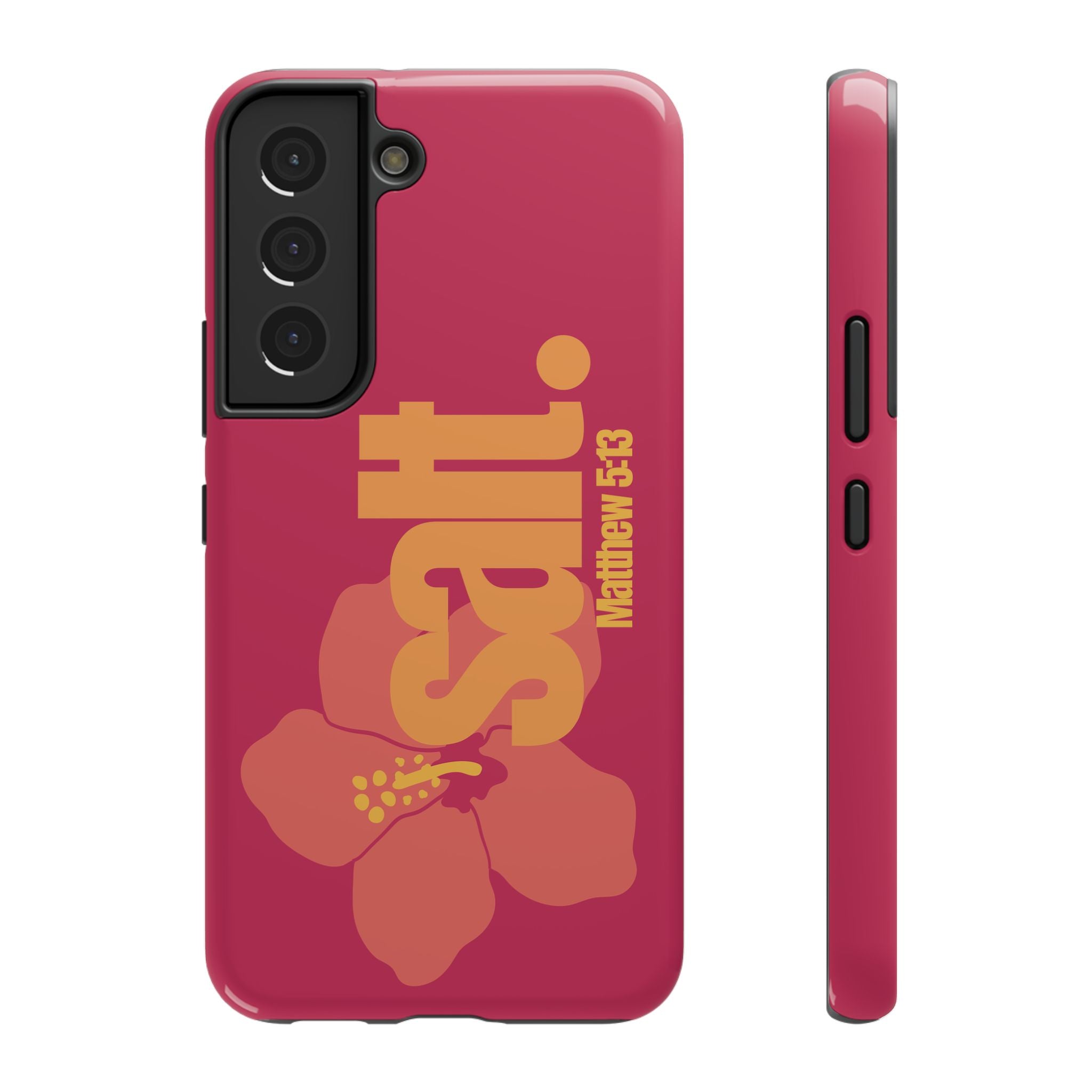 Salt Hibiscus Hard Phone Case