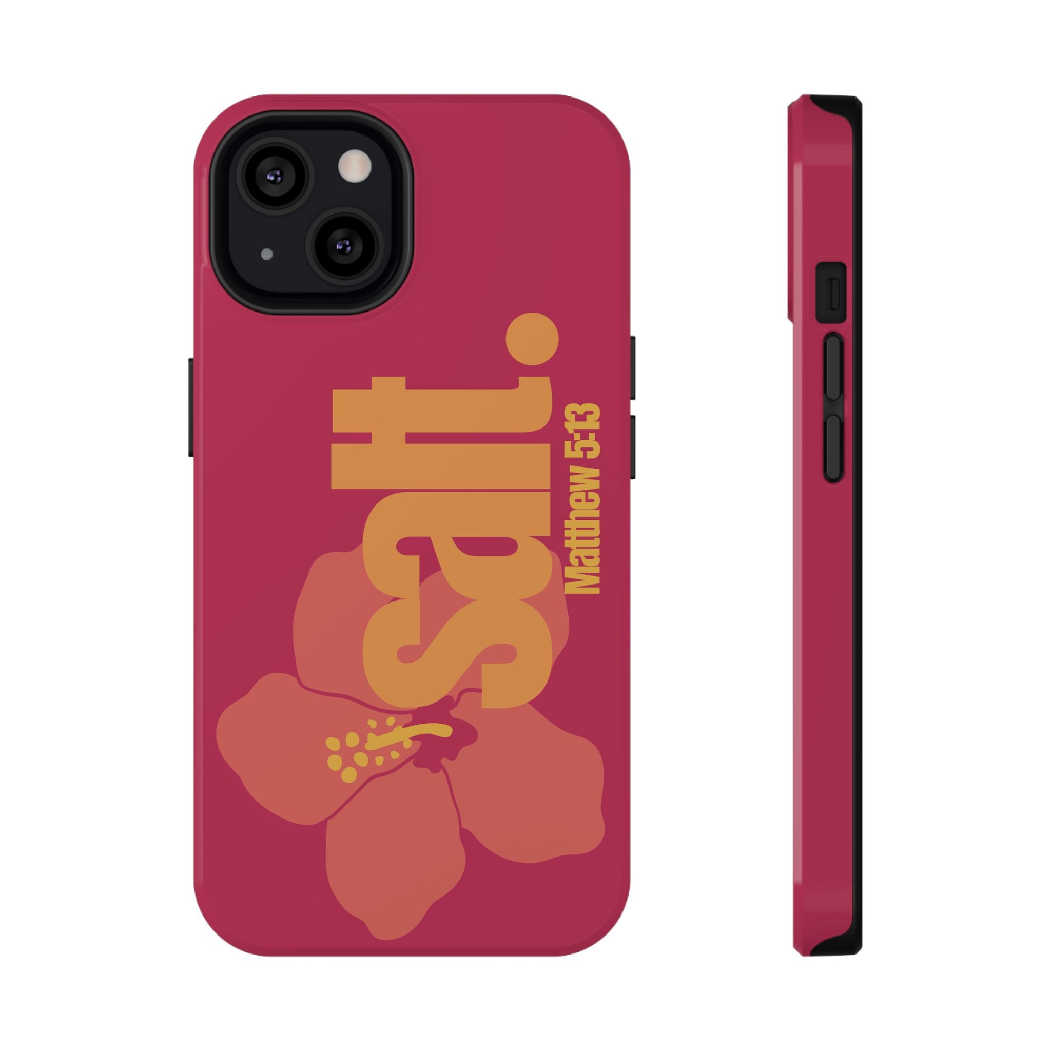 Salt Hibiscus Hard Phone Case