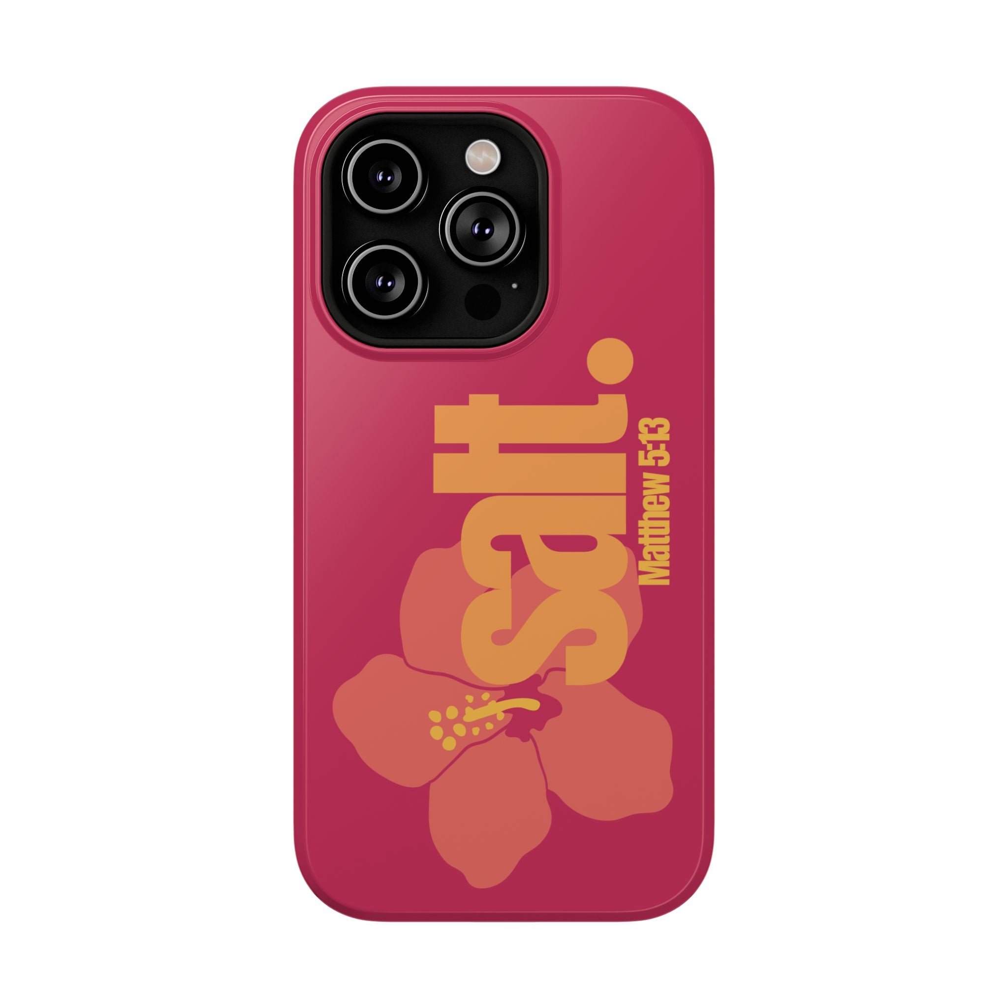 Salt Hibiscus Hard Phone Case
