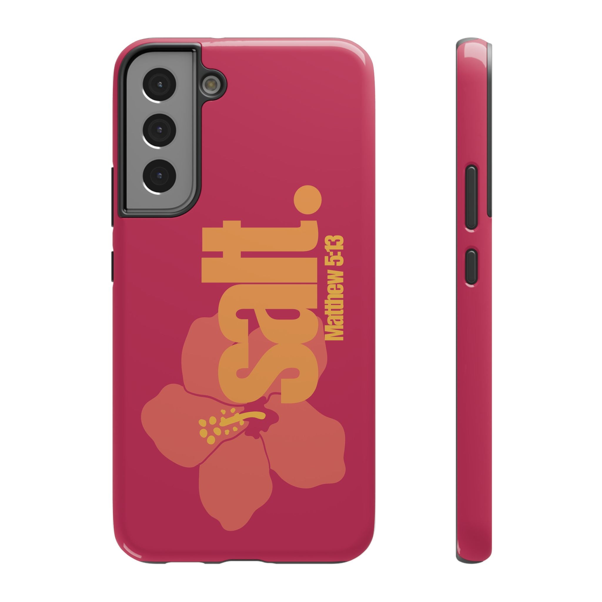 Salt Hibiscus Hard Phone Case