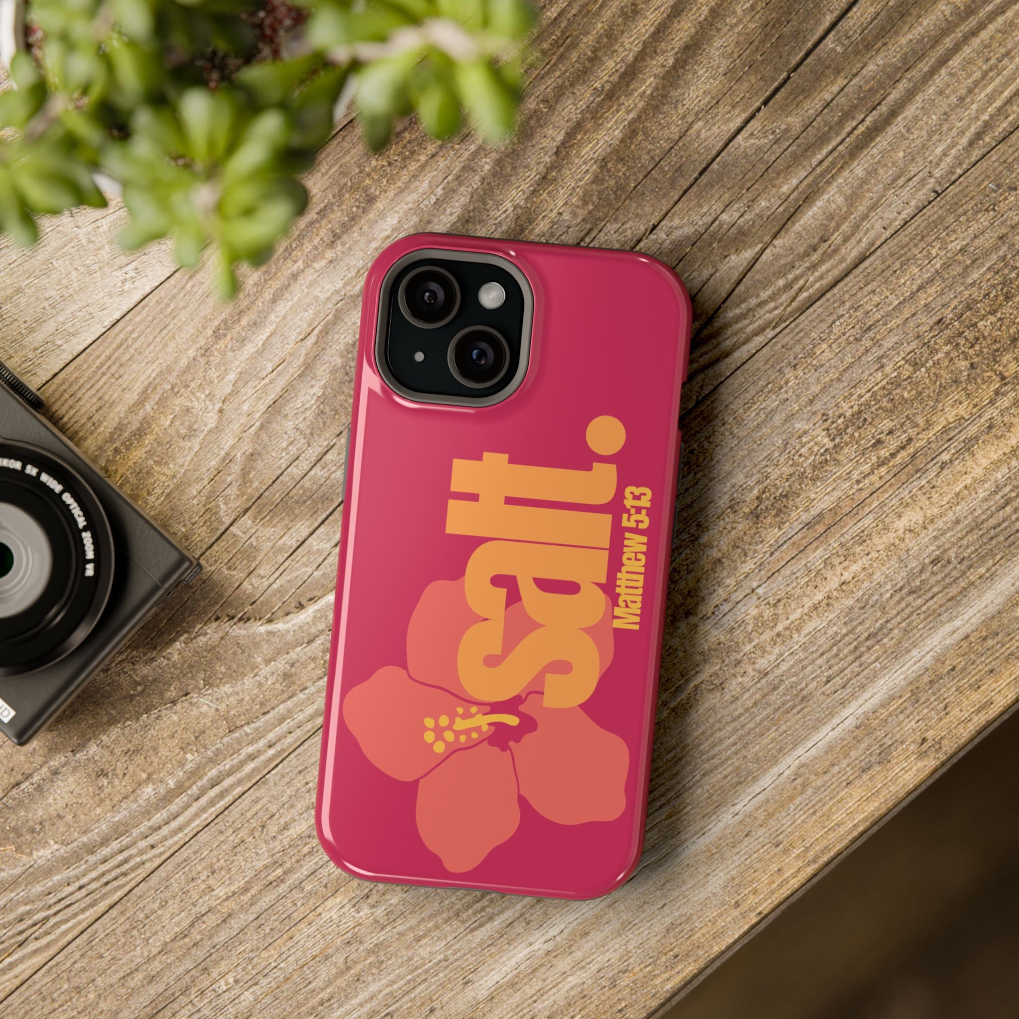 Salt Hibiscus Hard Phone Case