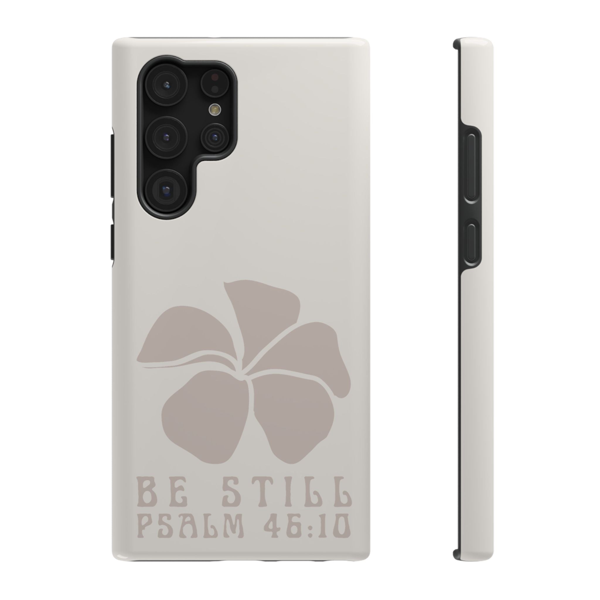 Be Still Plumeria Hard Phone Case