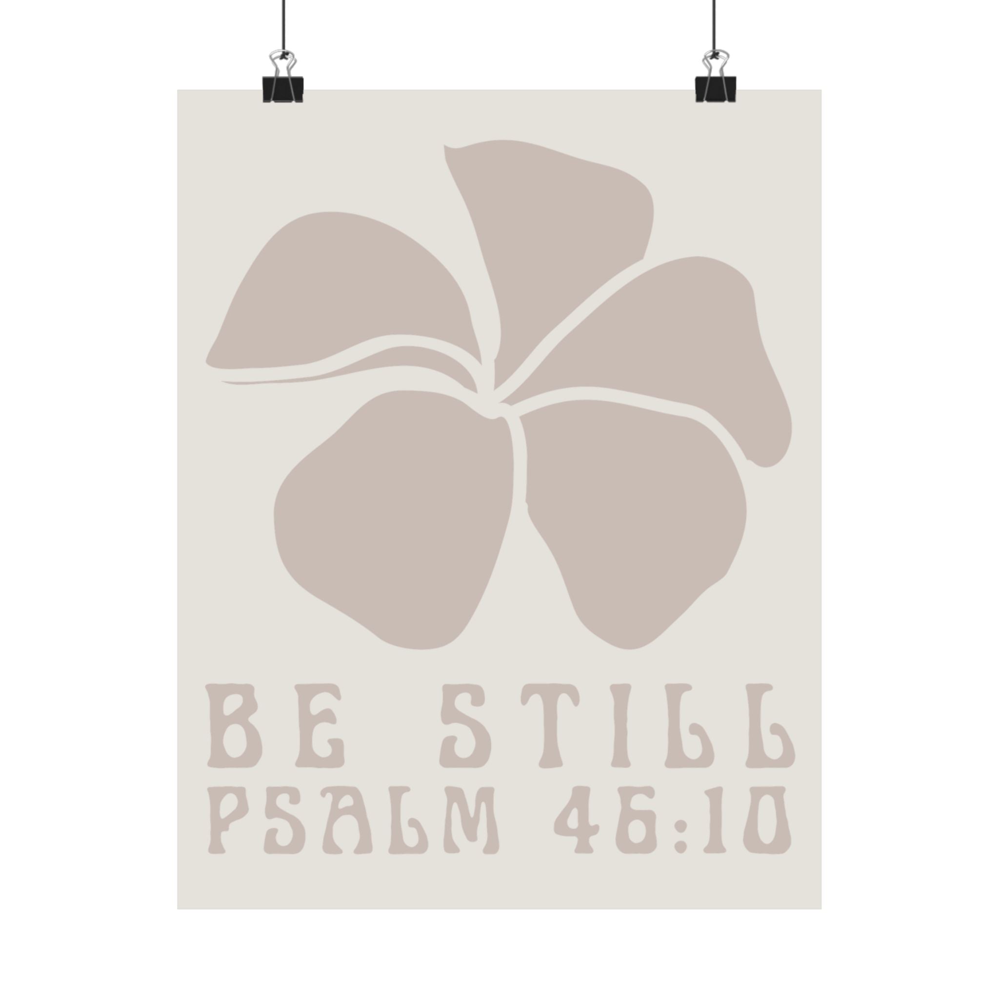 Be Still Plumeria Art Print