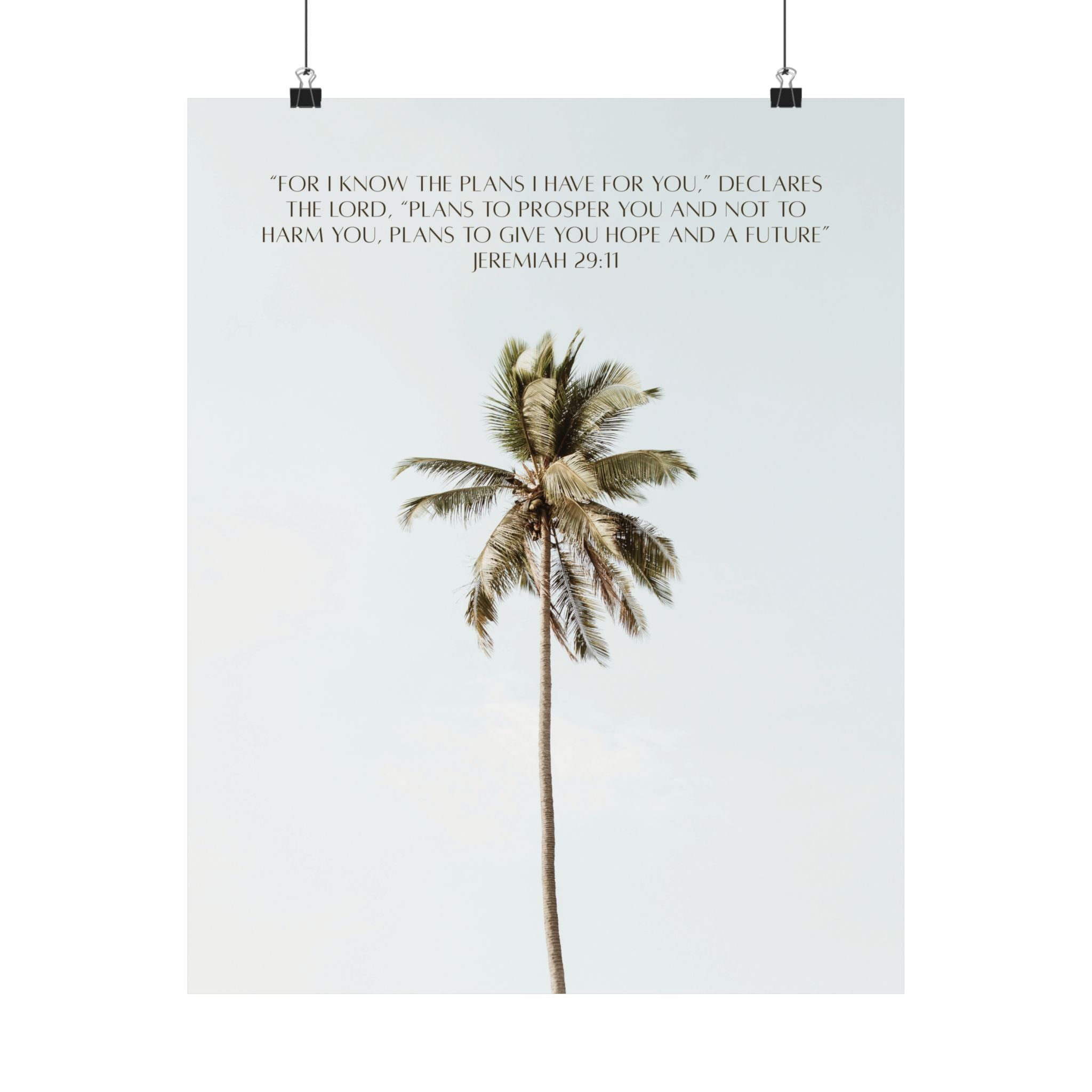 Jeremiah 29:11 Art Print