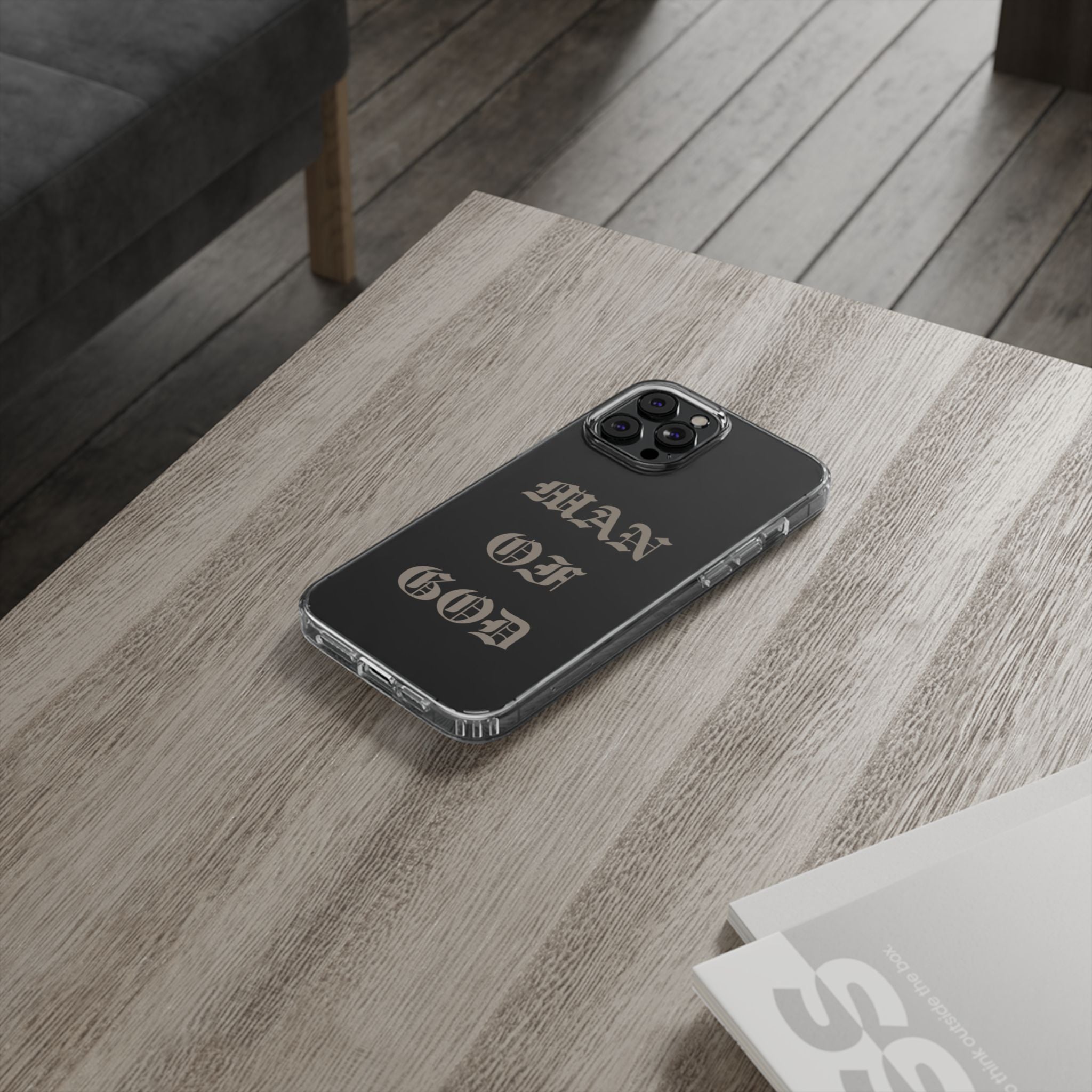 Man Of God OE Clear Phone Case