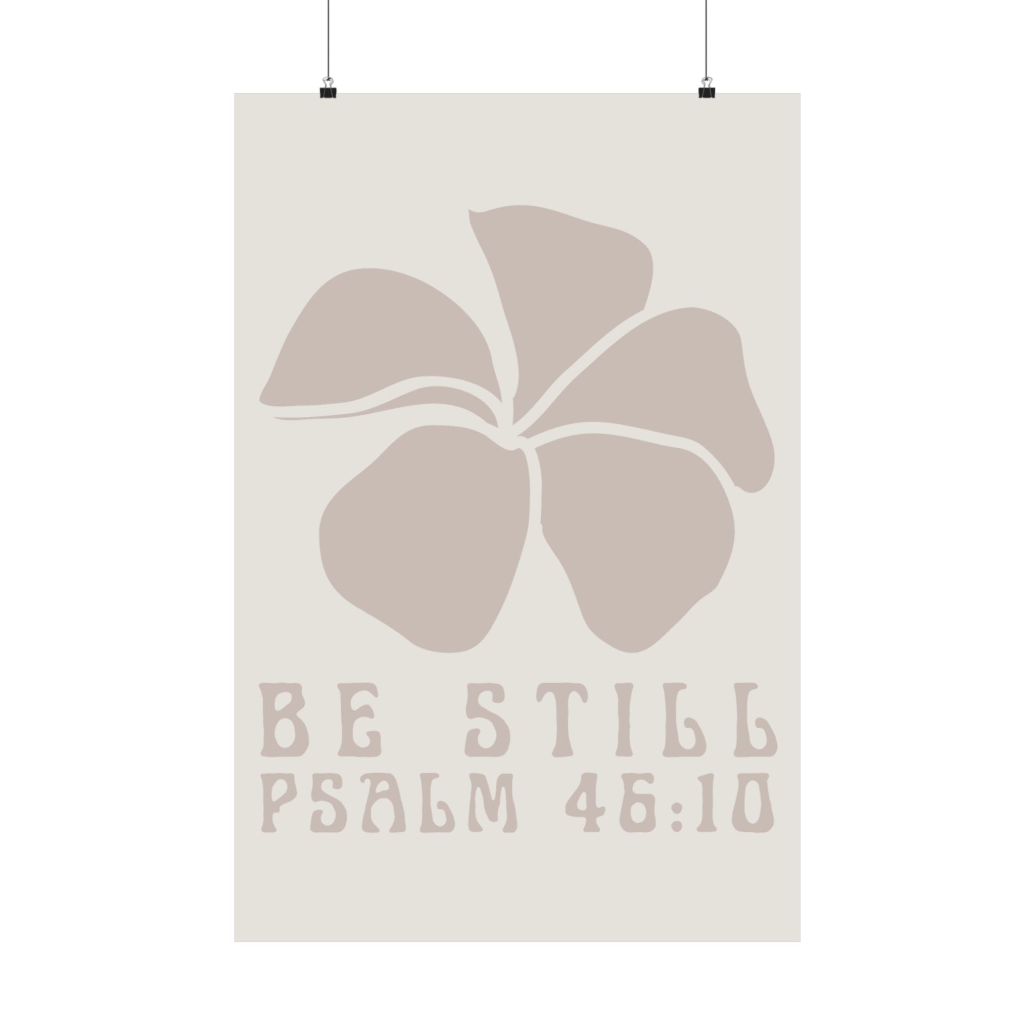 Be Still Plumeria Art Print