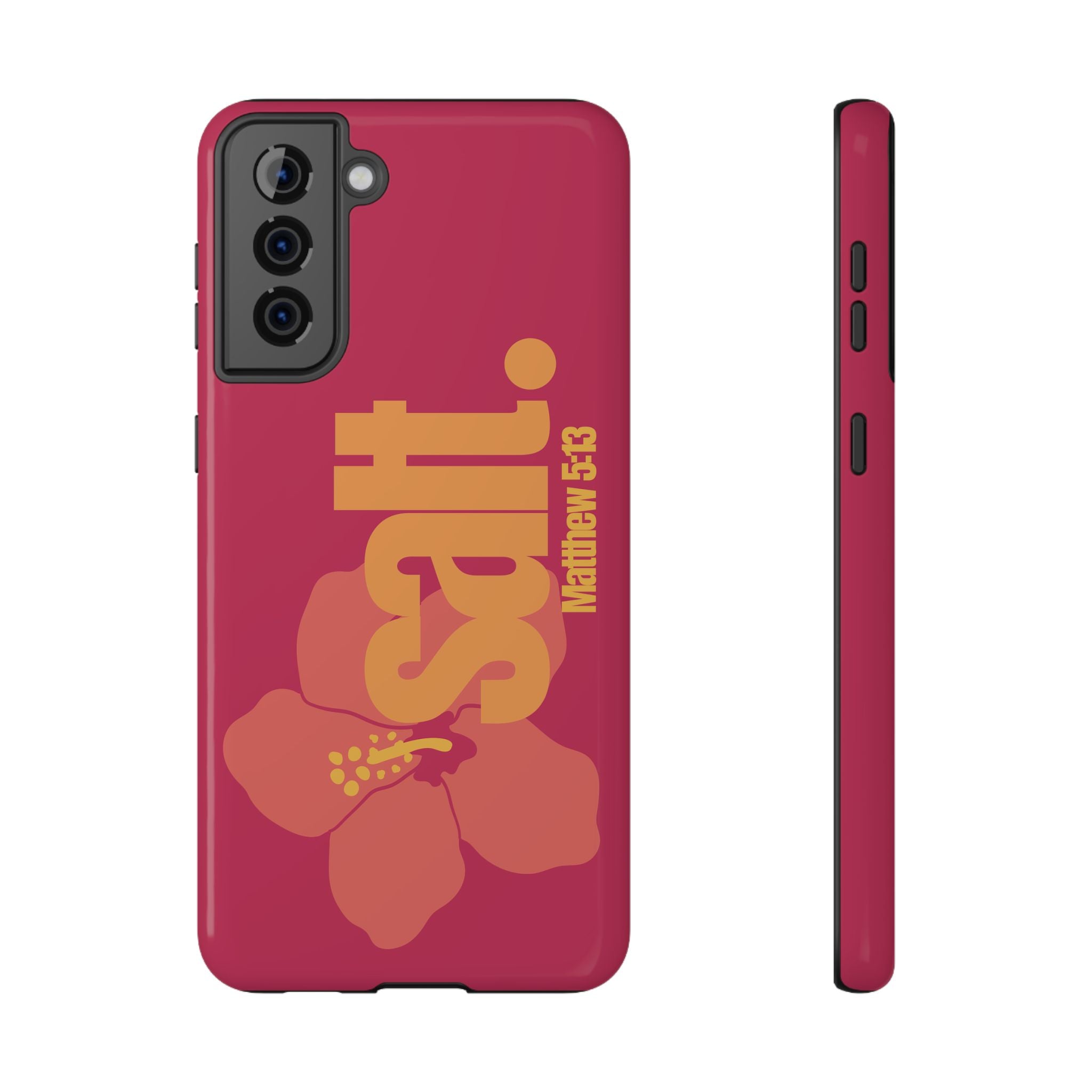 Salt Hibiscus Hard Phone Case
