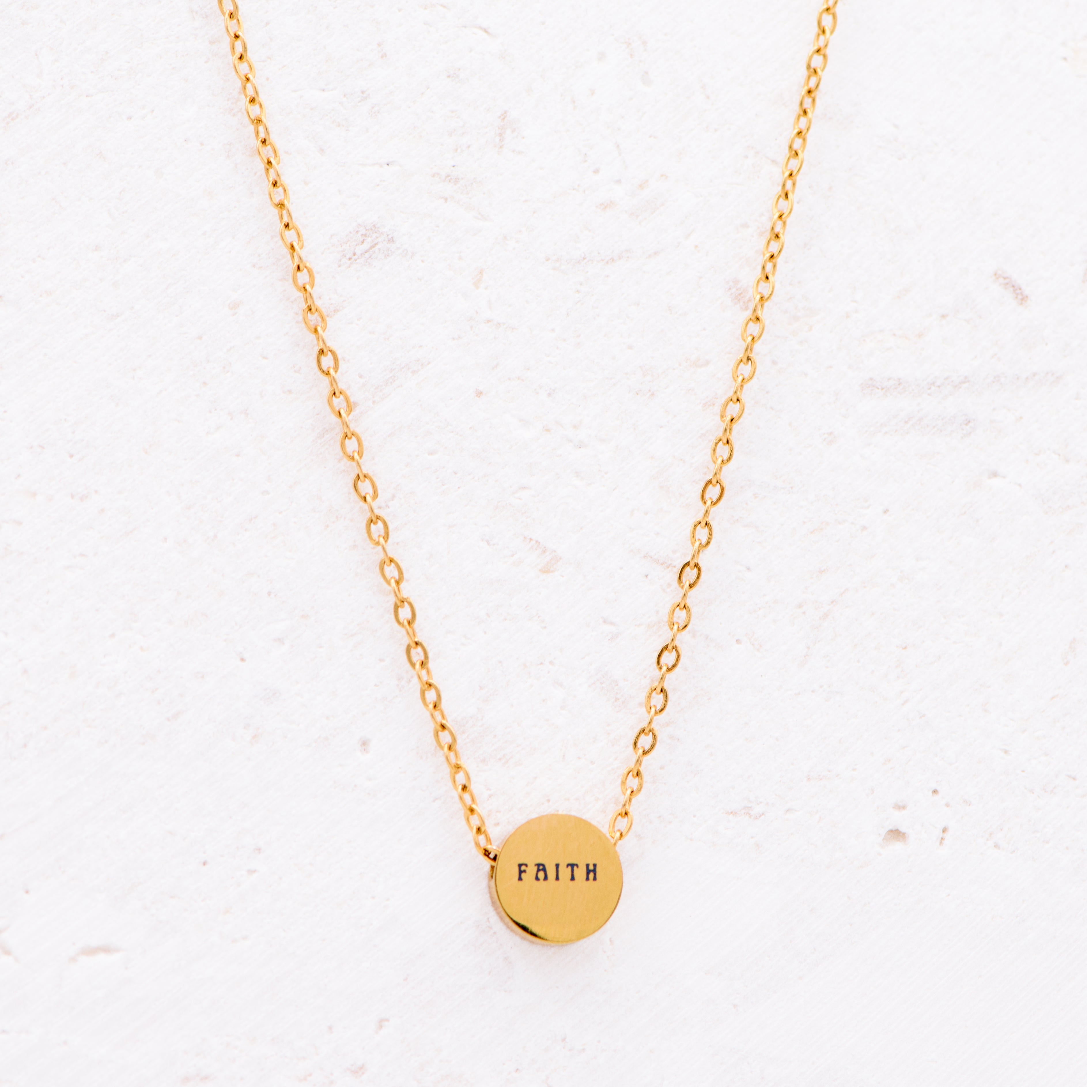 Plumeria Faith Necklace