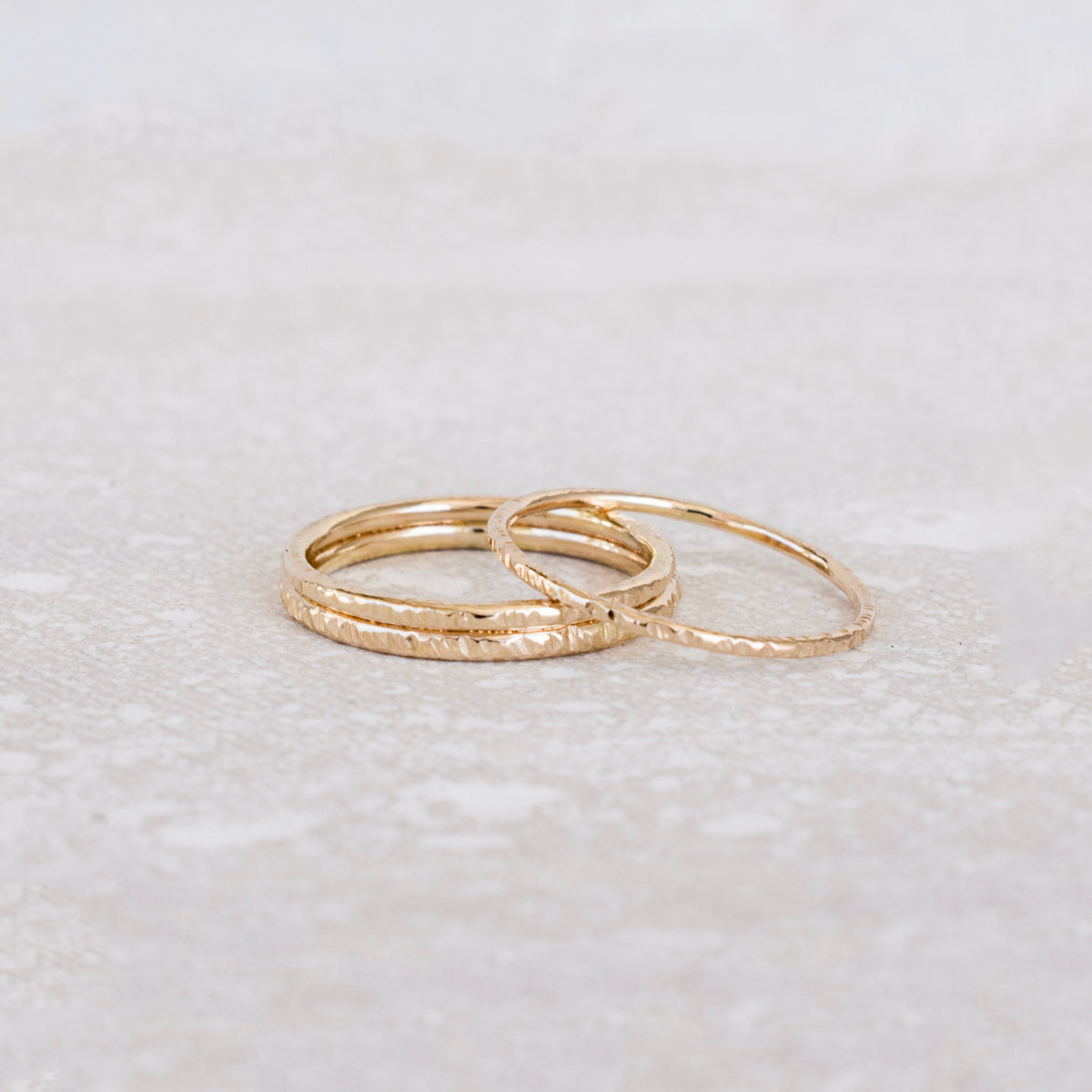 Textured Stacking Ring