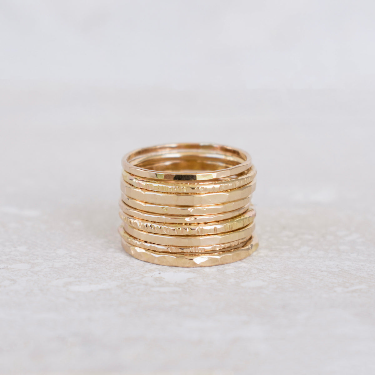 Textured Stacking Ring