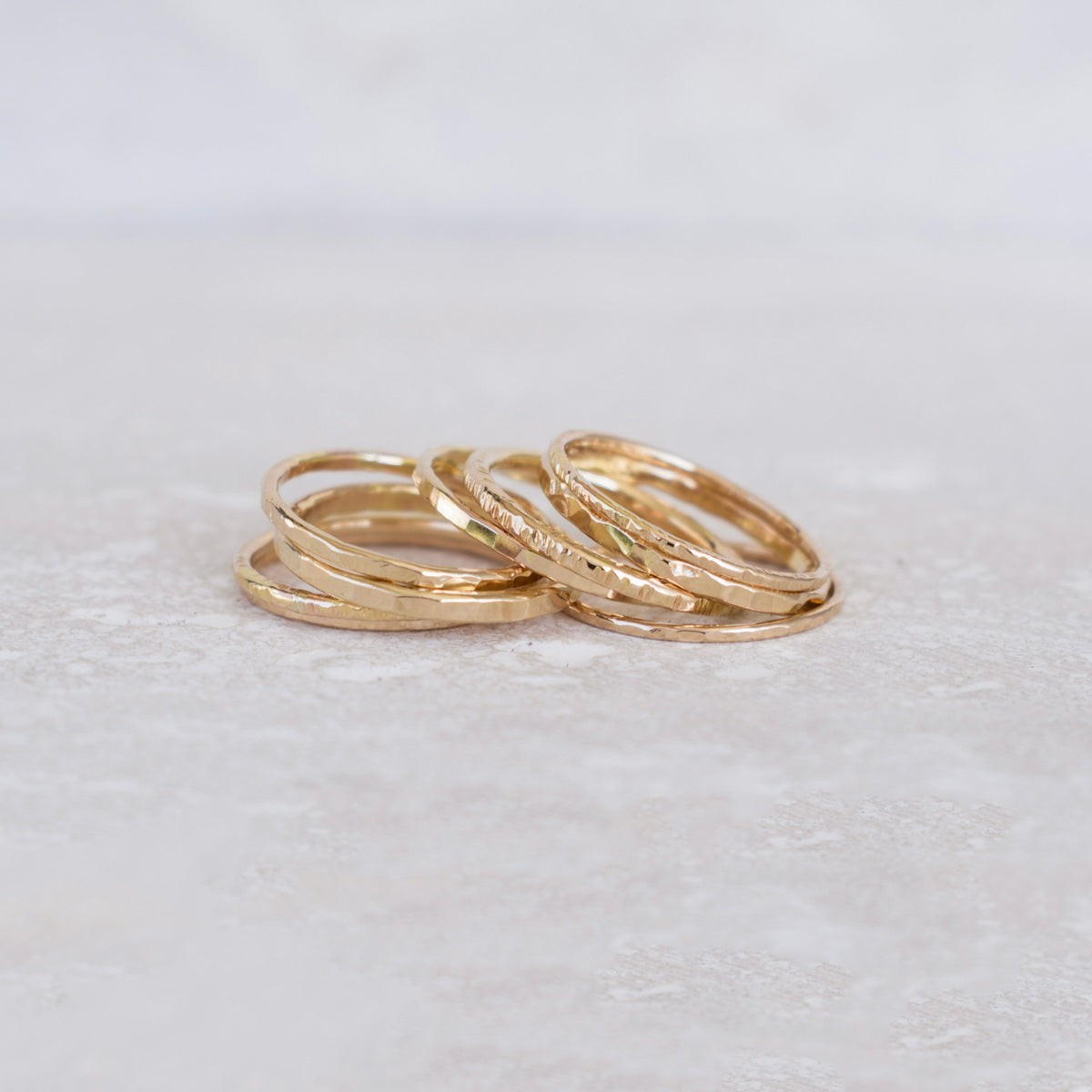 Textured Stacking Ring