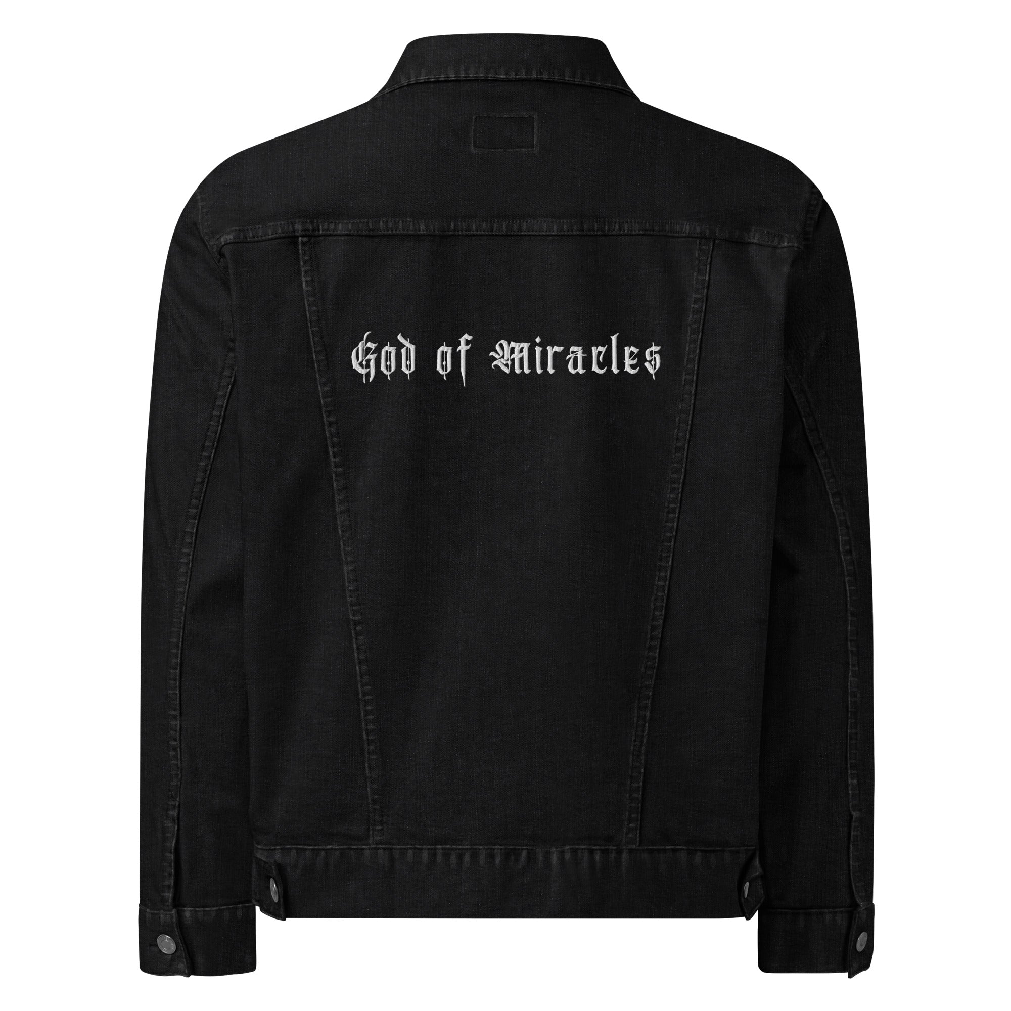 God of Miracles Denim Jacket